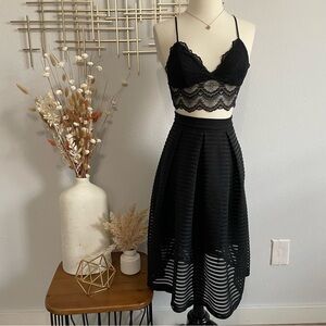 [Dotti] Midi Sheer Cage Skirt